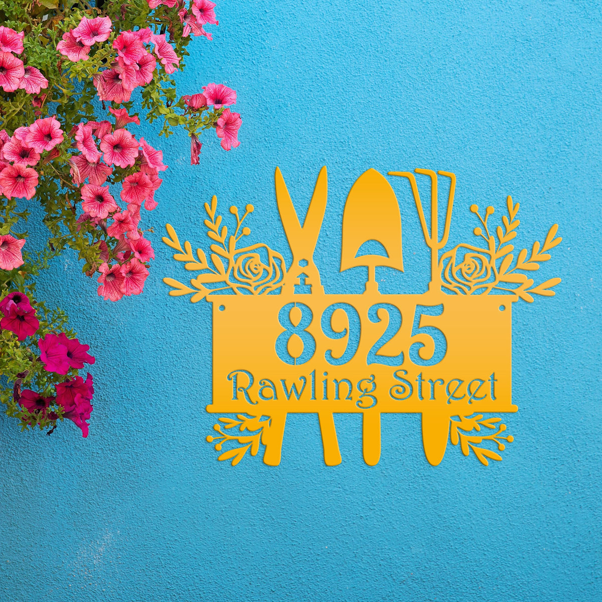 Custom Garden Tools  House Numbers - Address Numbers for the Home
