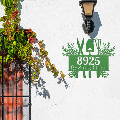 Custom Garden Tools  House Numbers - Address Numbers for the Home