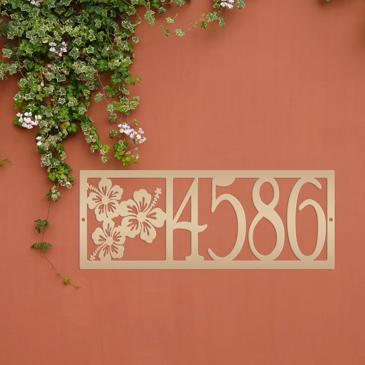Tropical Address Sign