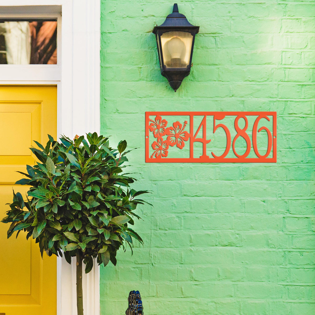 Tropical Address Sign