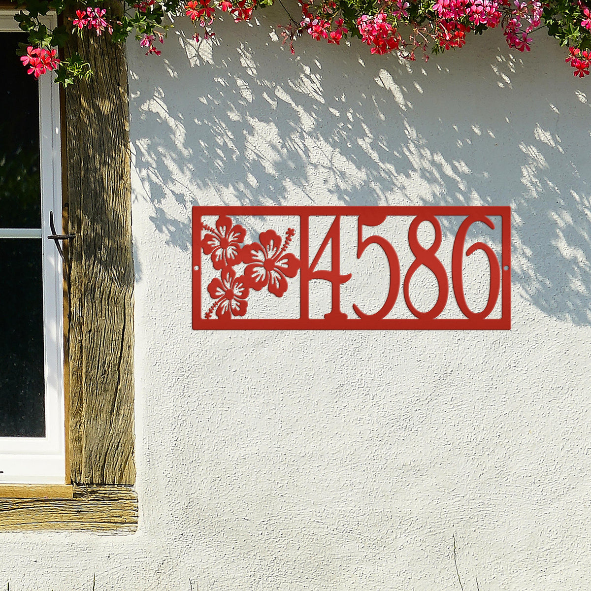 Tropical Address Sign