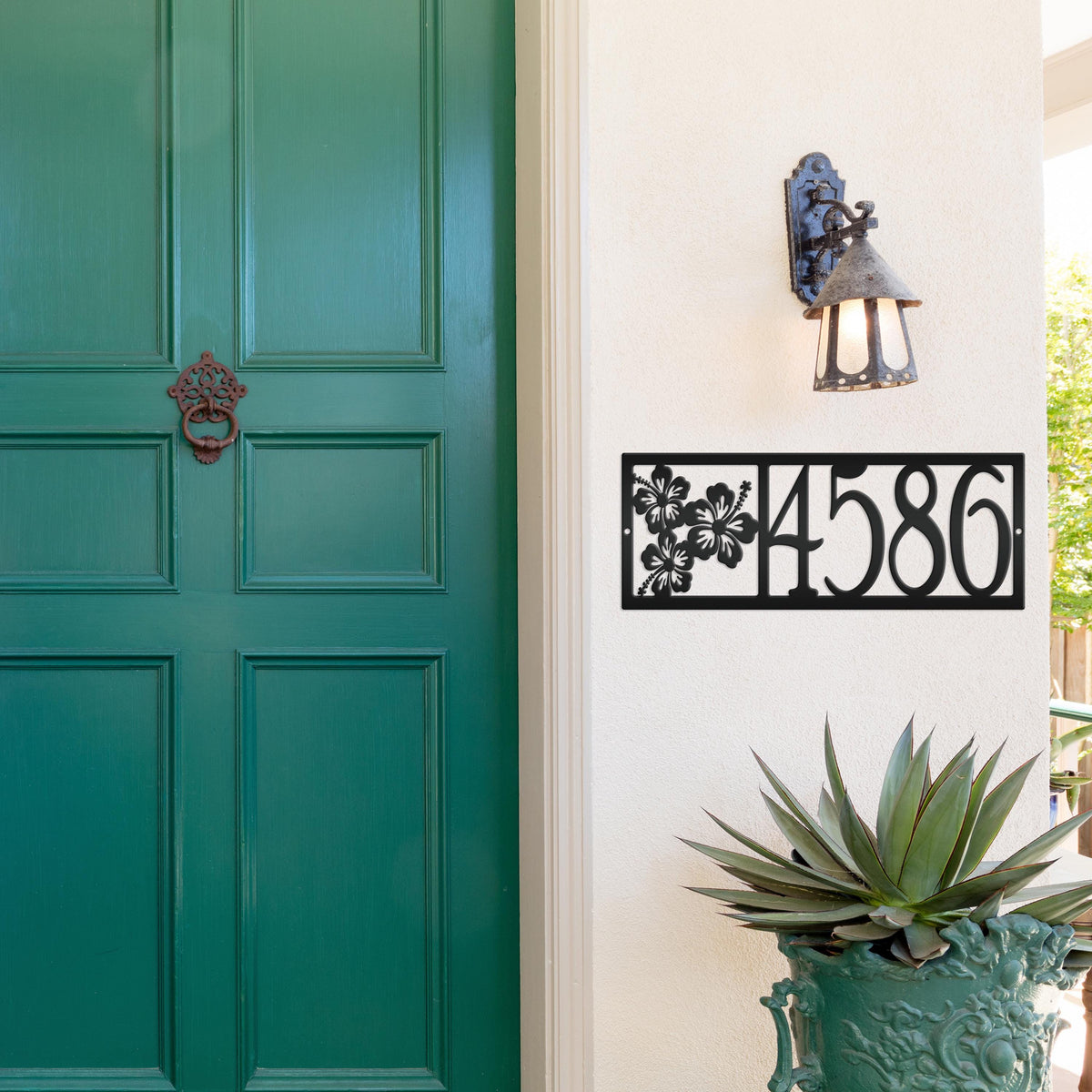 Tropical Address Sign