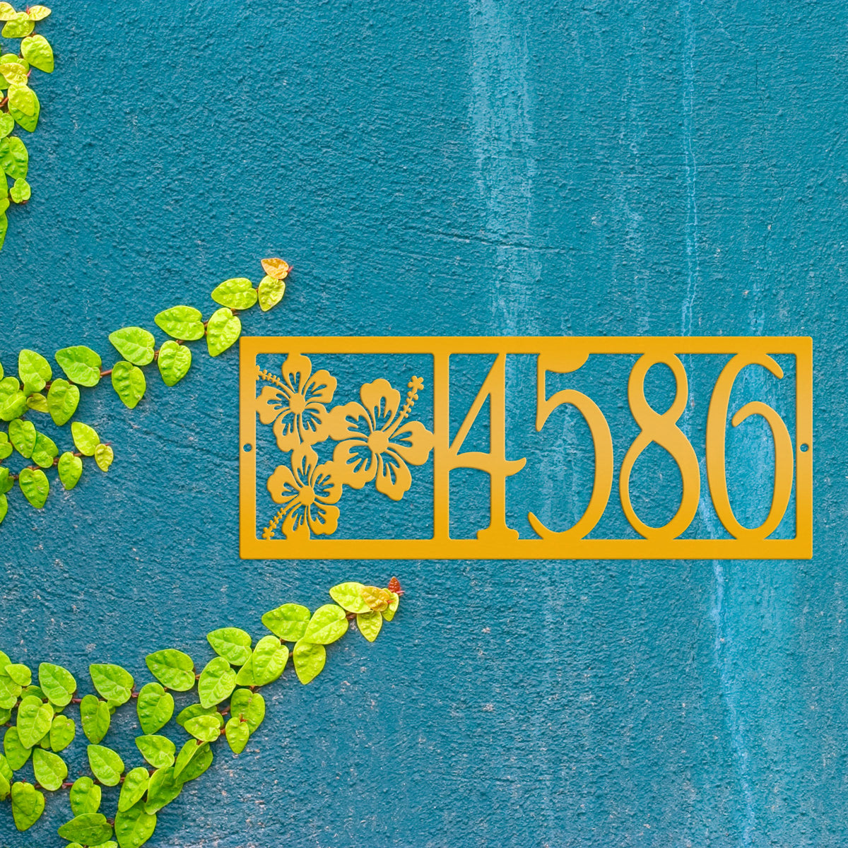 Tropical Address Sign