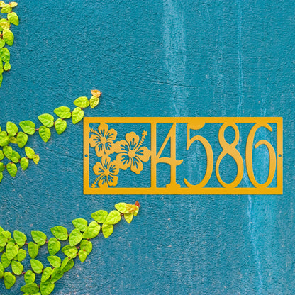 Tropical Address Sign
