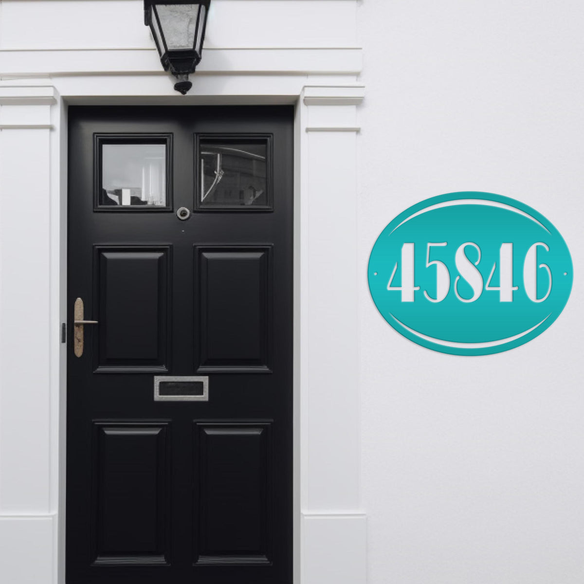Personalized House Number Metal Sign