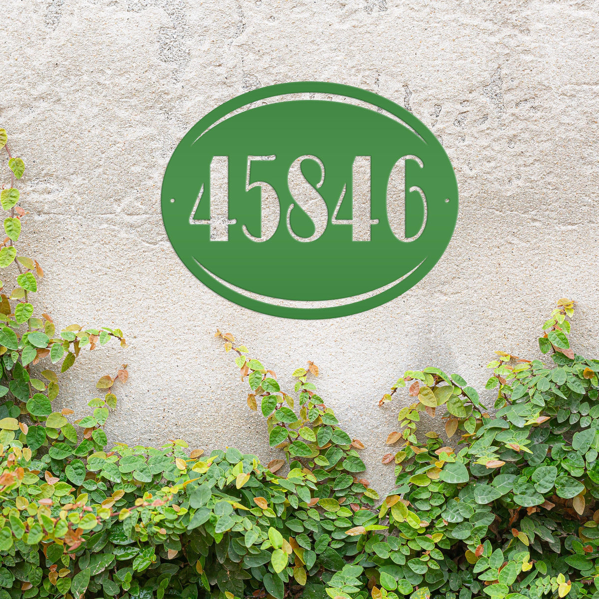Personalized House Number Metal Sign