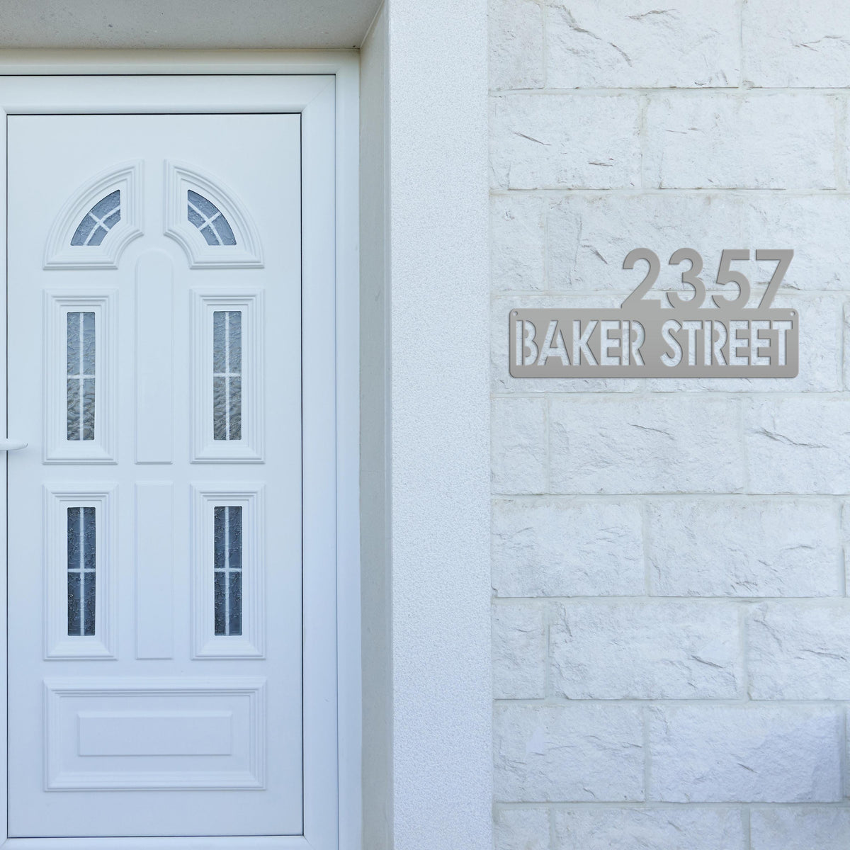 Personalized Address Metal Sign