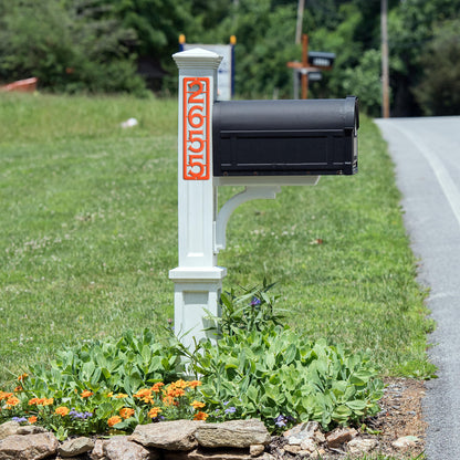 House Numbers, 2 Mailbox Post Address Number Plaques