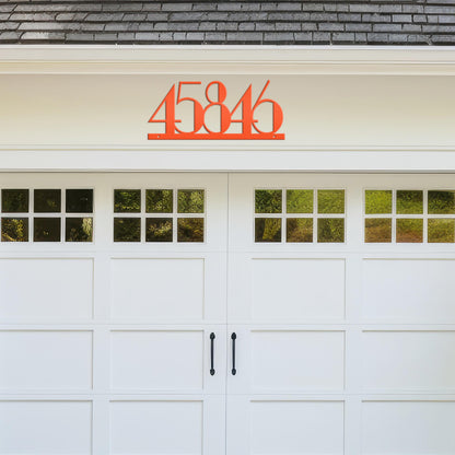 Personalized House Numbers Metal Sign - Weatherproof Address Sign