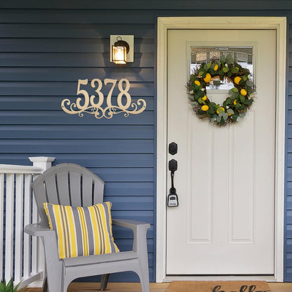 Decorative Custom House Address Sign