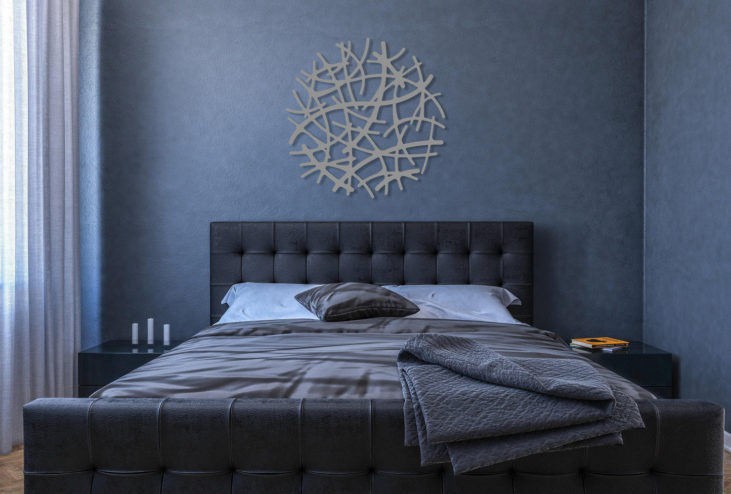 Modern Abstract Metal Wall Art, Unique Home Decor, Metal Geometric Wall Decor, Large Wall Art, Housewarming Gift,Livingroom Decor,Minimalist