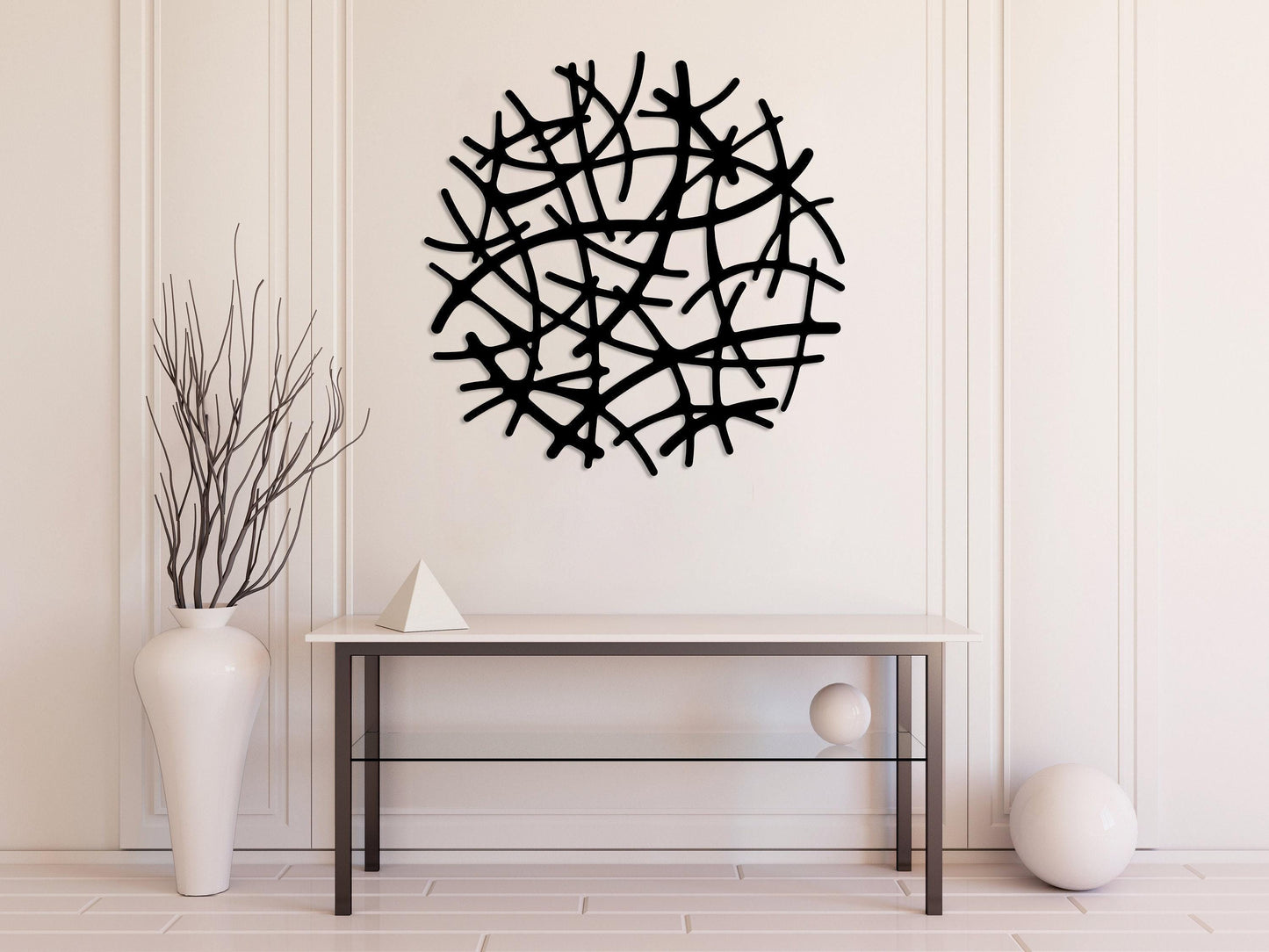 Modern Abstract Metal Wall Art, Unique Home Decor, Metal Geometric Wall Decor, Large Wall Art, Housewarming Gift,Livingroom Decor,Minimalist