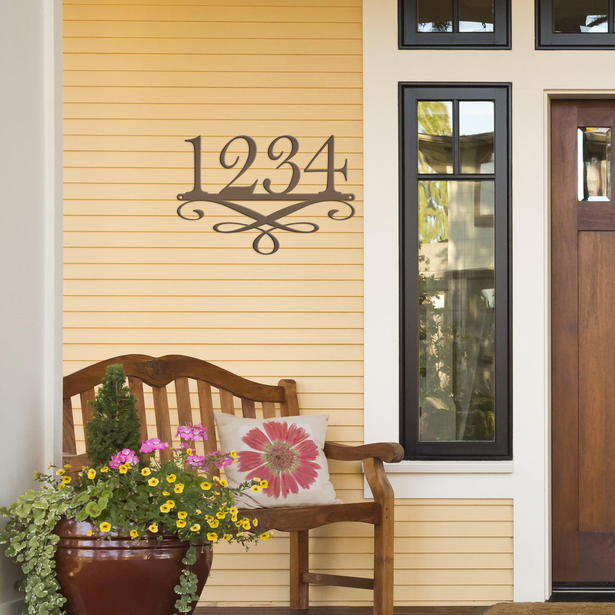 Custom Decorative Address Sign
