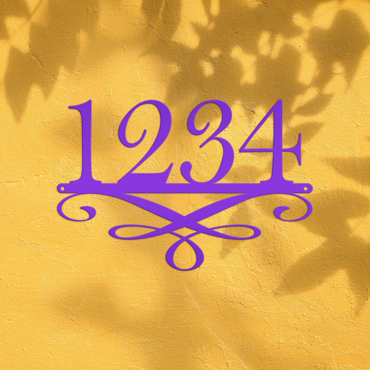 Custom Decorative Address Sign
