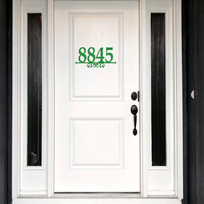 Metal House Number Sign, Custom Mailbox Numbers, Outdoor Wall Decor, Patio Signage, Weather Resistant Powder Coating, New Home Owners Gift