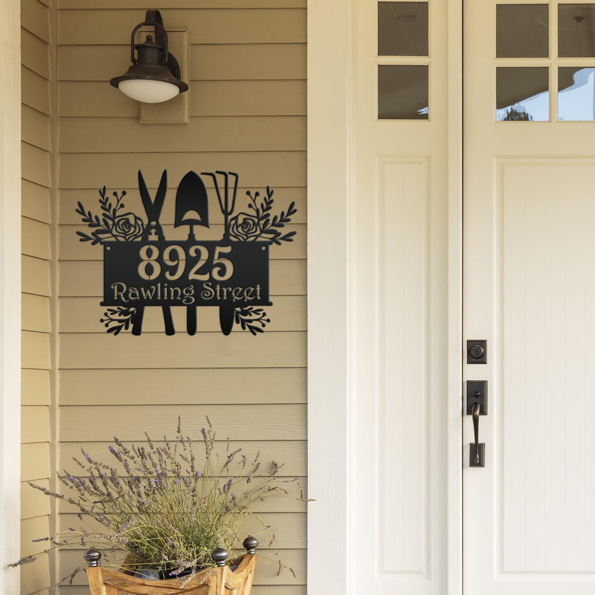 Custom Garden Tools  House Numbers - Address Numbers for the Home