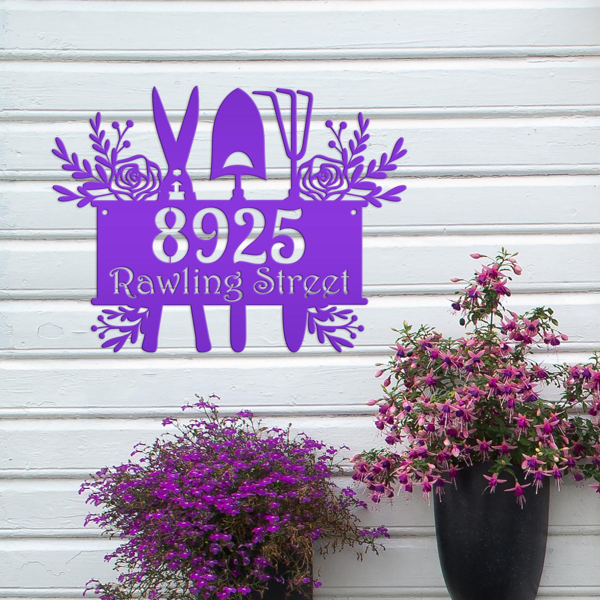 Custom Garden Tools  House Numbers - Address Numbers for the Home
