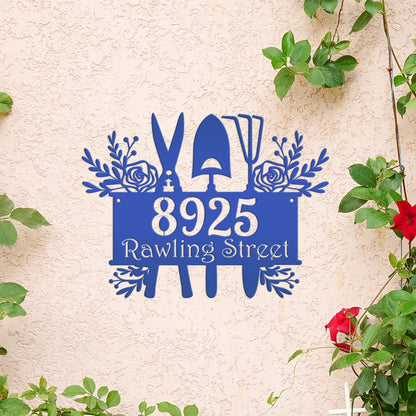 Custom Garden Tools  House Numbers - Address Numbers for the Home