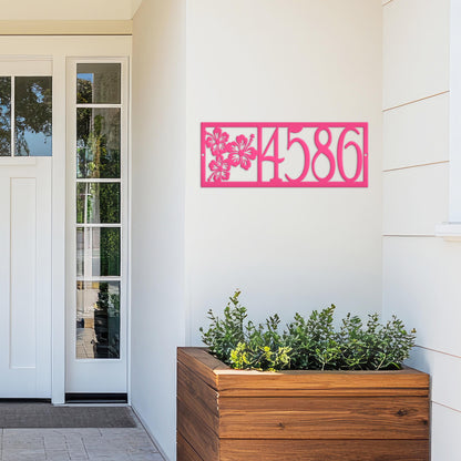 Tropical Address Sign