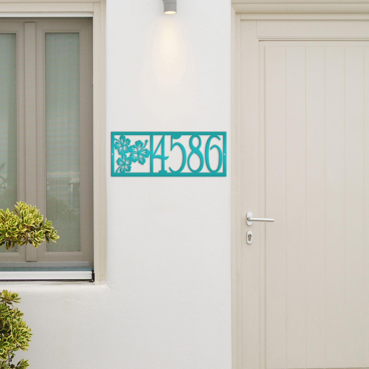 Tropical Address Sign