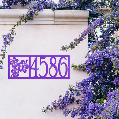 Tropical Address Sign