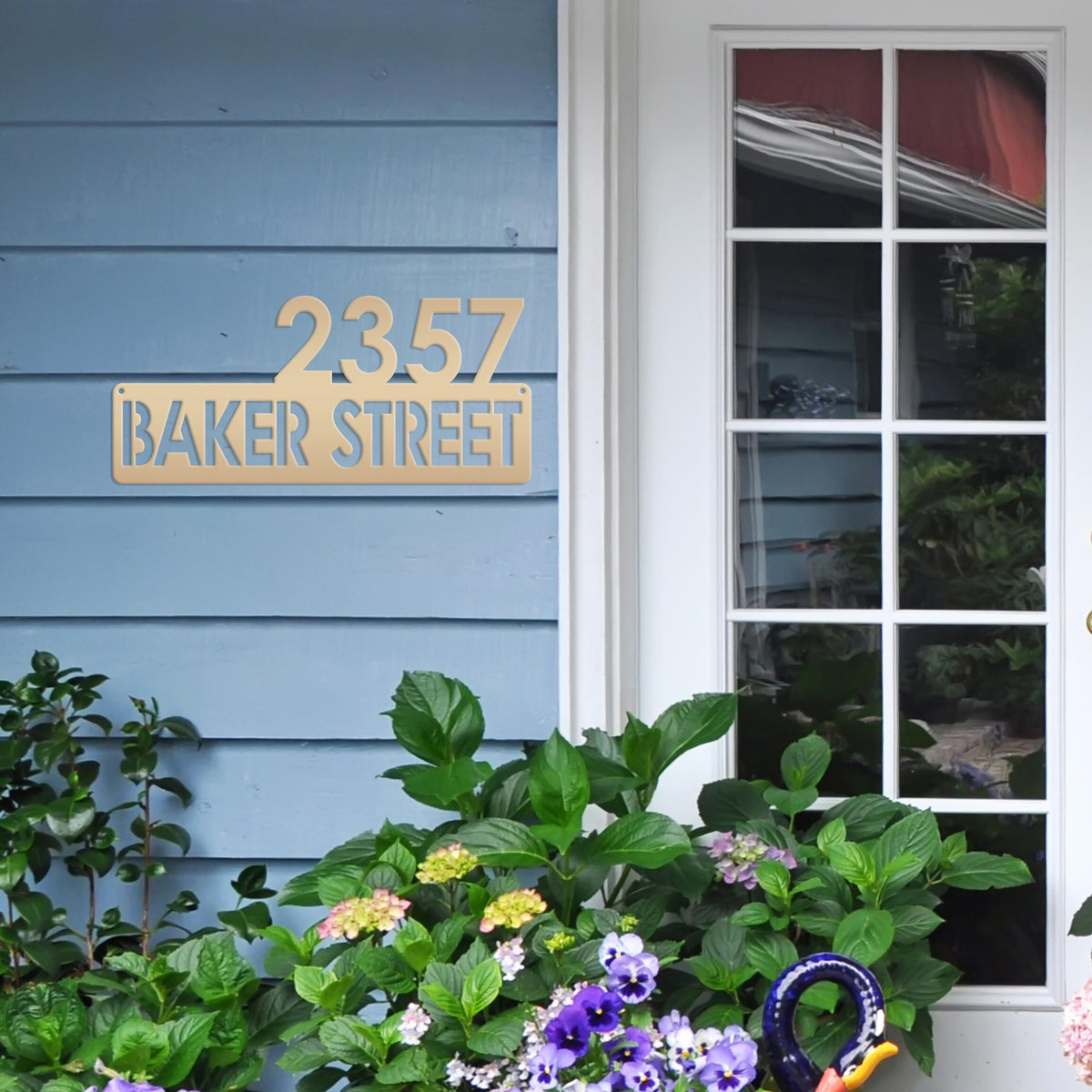 Personalized Address Metal Sign