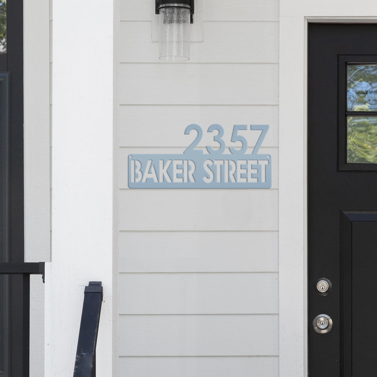 Personalized Address Metal Sign