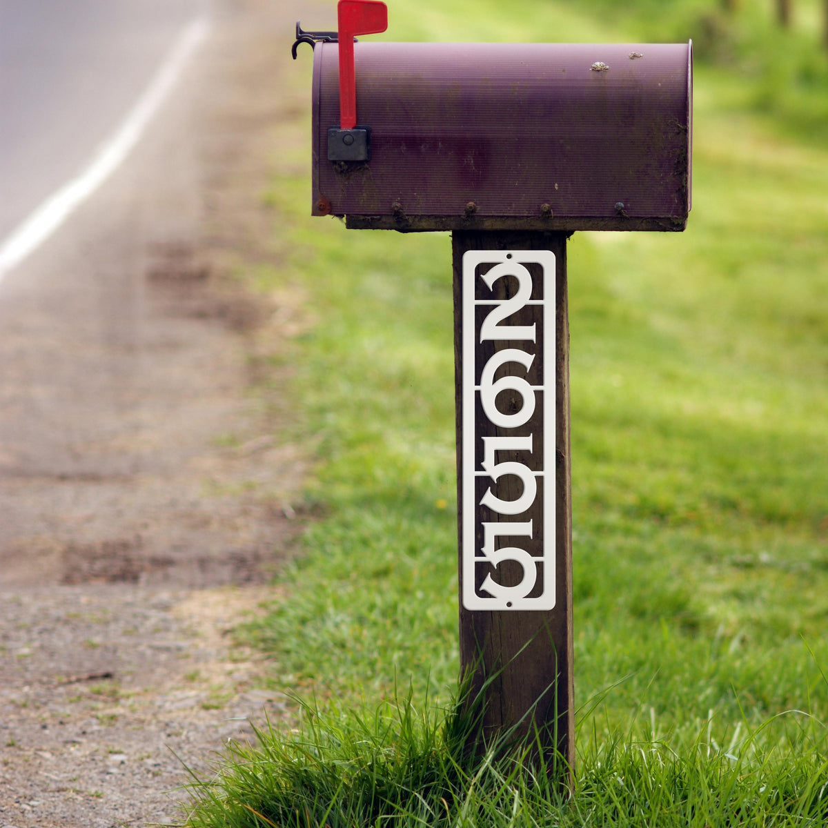 House Numbers, 2 Mailbox Post Address Number Plaques