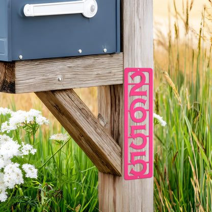 House Numbers, 2 Mailbox Post Address Number Plaques