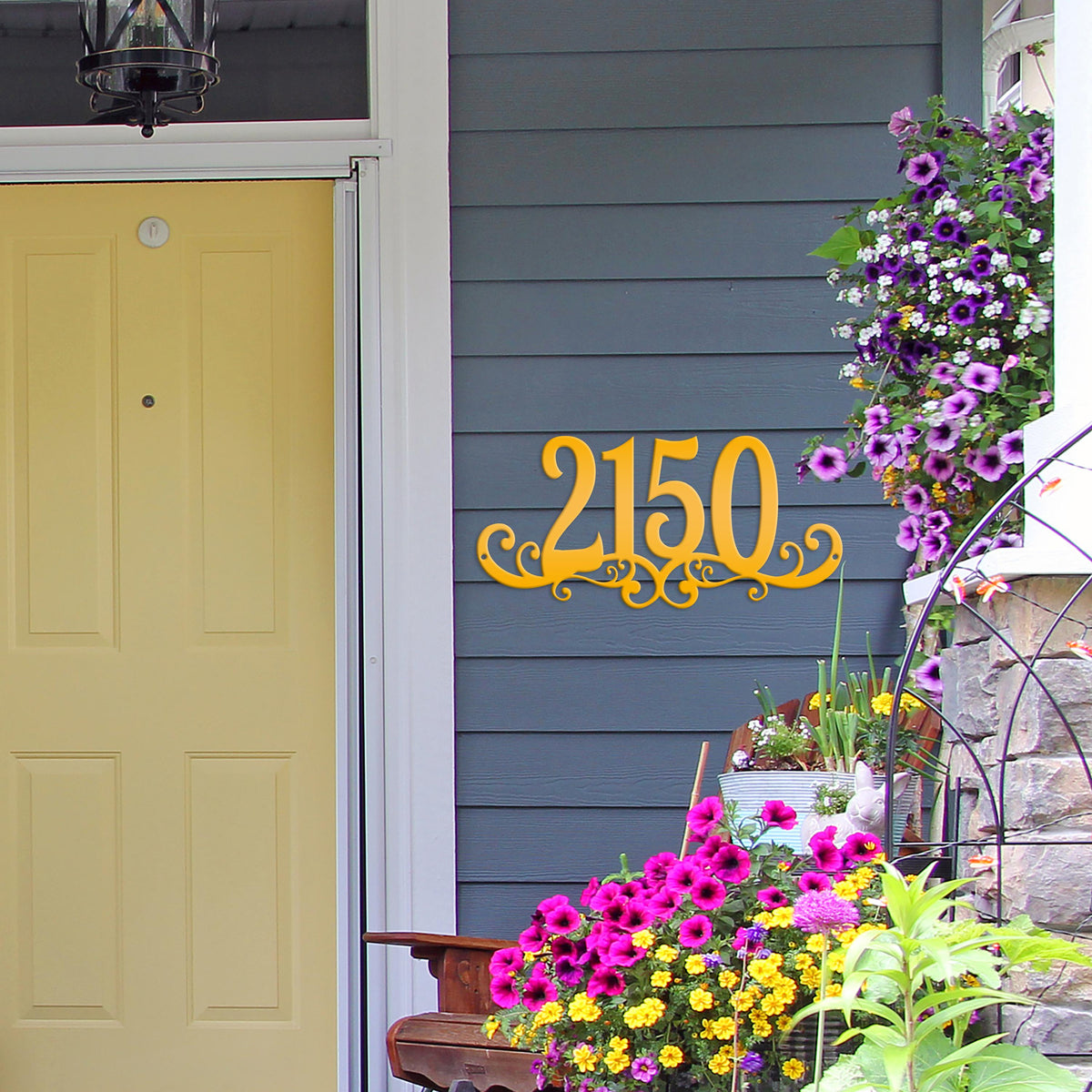 Decorative Custom House Address Sign