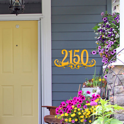 Decorative Custom House Address Sign