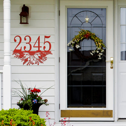 Custom Sunflower Metal Address Sign – Unique Home Decor - Charming Sunflowers Wall Art - Outdoor Floral Bouquet Signs - Housewarming Gifts