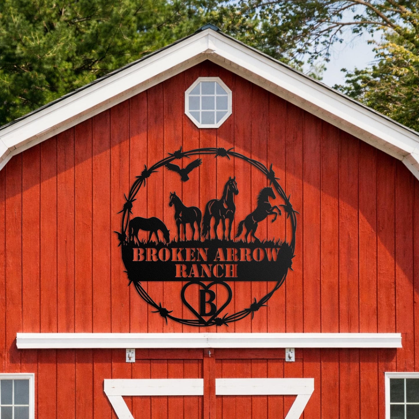 Personalized Ranch Cattle Brand Metal Sign, Custom Livestock Wall Art, Farmhouse Decor, Father's Day Gift