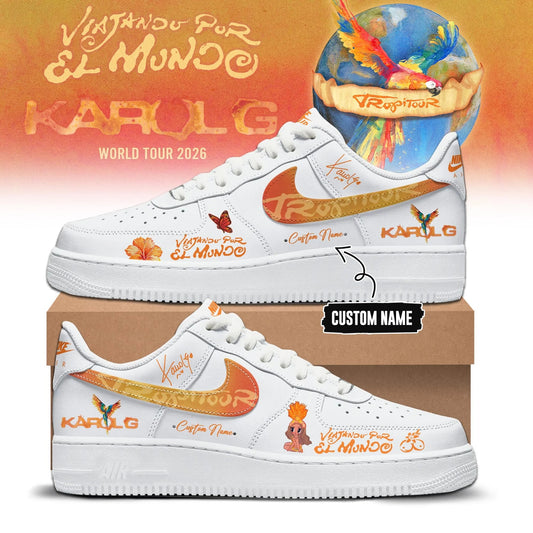Viajando Por El Mundo Tropitour Shoes Limited Edition 2026 White | XJ14