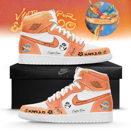 Viajando Por El Mundo Tropitour Air Jordan 1 Limited Edition 2026 Orange V1 | KA76