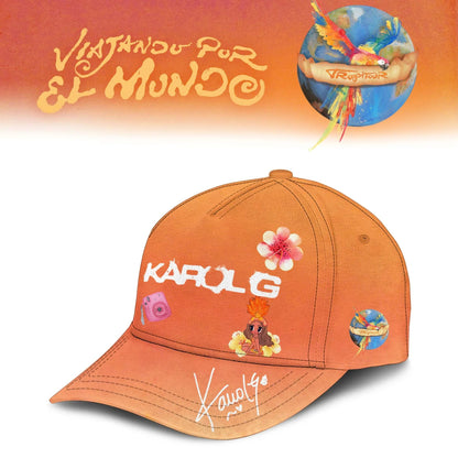 Viajando Por El Mundo Tropitour Tshirt Limited Edition 2026 Orange | VU91